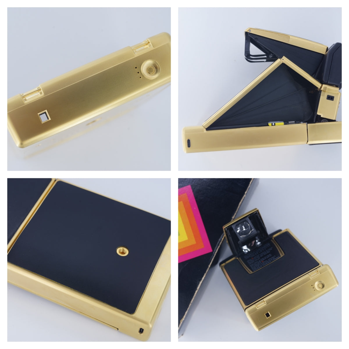 Pola Studio*Polaroid camera 24K GOLD Power KIT adapter S ver SX70/SONAR/680/690
