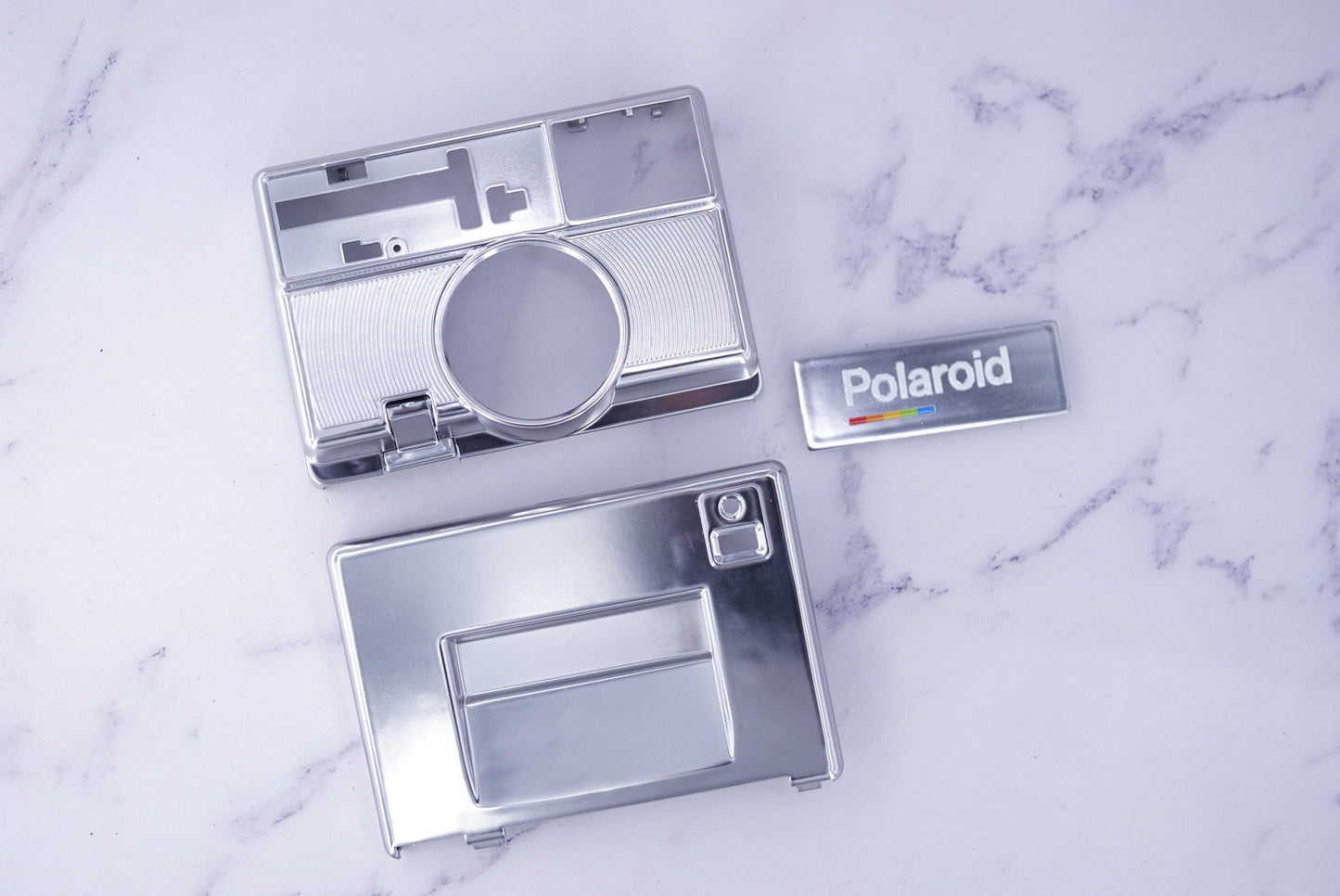 POLAROID SLR 680/690 CAMERA SILVER PLATED SHELL