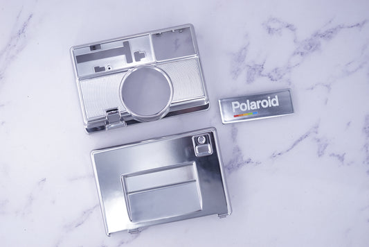 POLAROID SLR 680/690 CAMERA SILVER PLATED SHELL