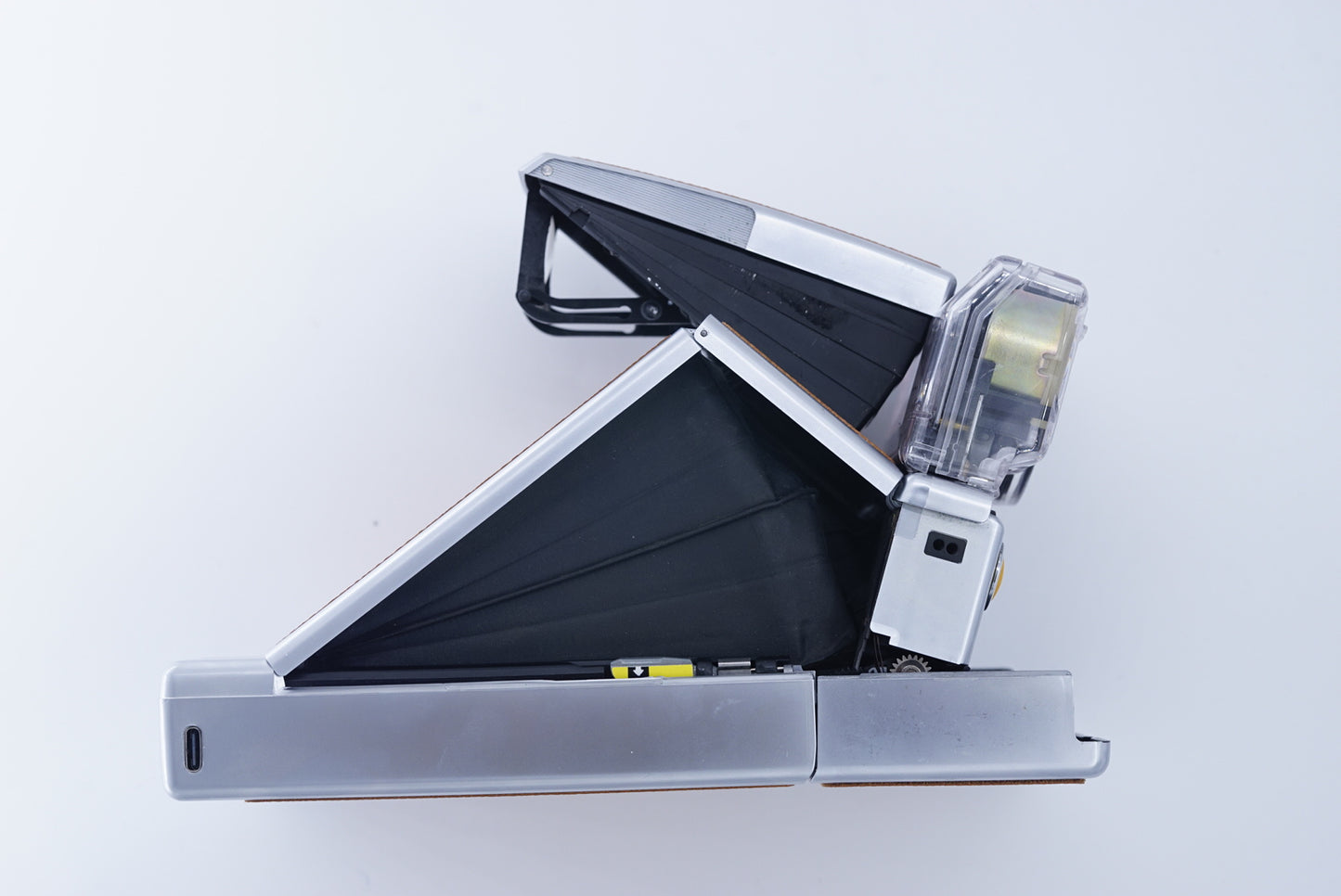 NEW PCB*Polaroid SX 70 Sonar Camera BROWN CLEAR HOUSING transparent COVER POWER KIT S