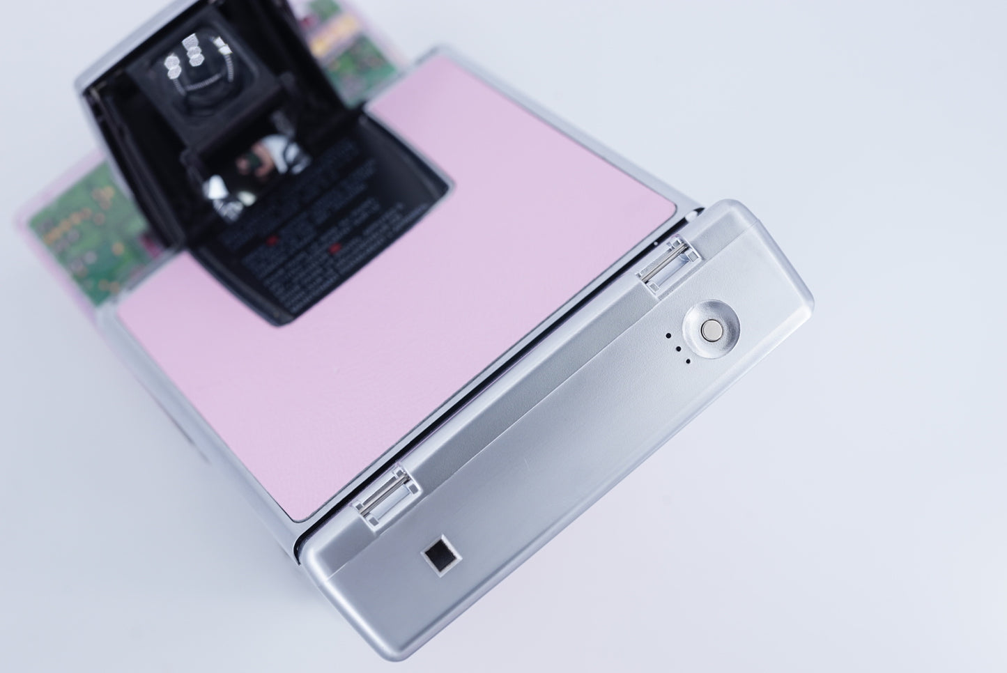 Polaroid SLR690 PINK TRANSPARENT CAMERA ITYPE POWER KIT S