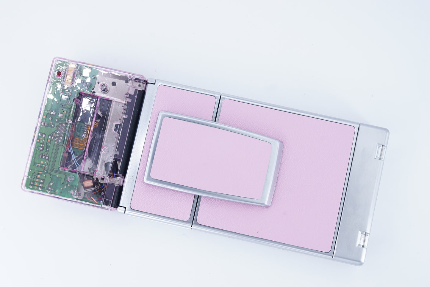 Polaroid SLR690 PINK TRANSPARENT CAMERA ITYPE POWER KIT S