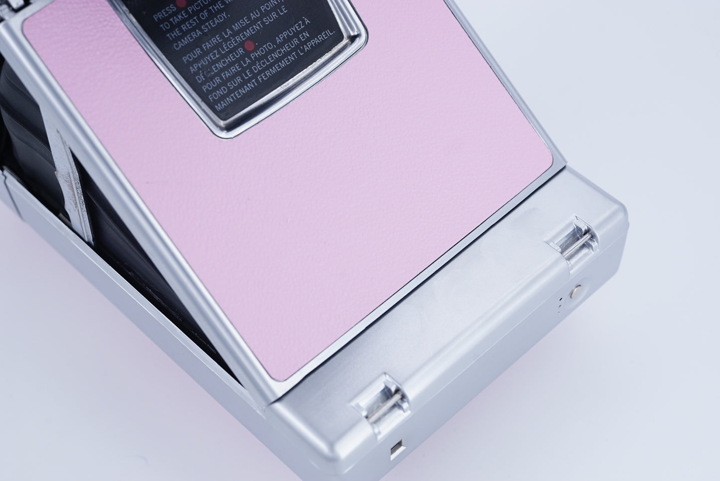 Polaroid SLR690 PINK TRANSPARENT CAMERA ITYPE POWER KIT S