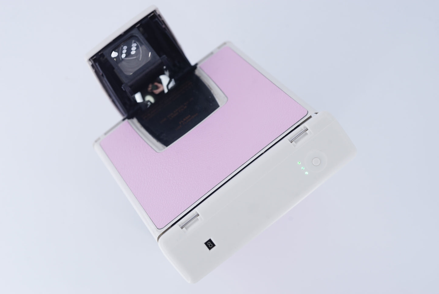 Polaroid Sx70 MODEL 2 WIHITE ivory camera S Power kit*PINK