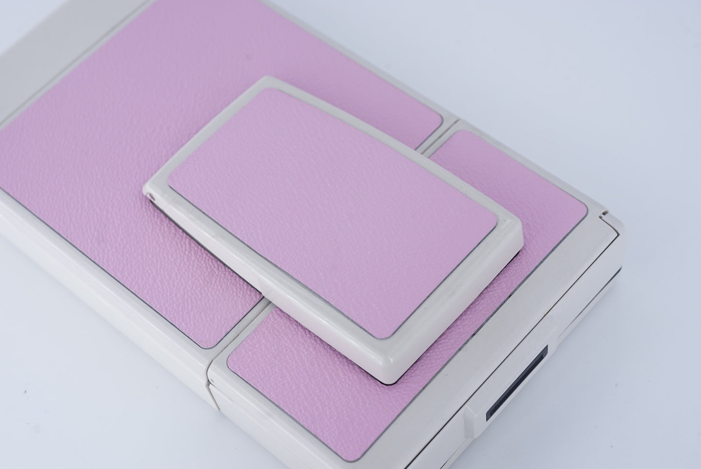 Polaroid Sx70 MODEL 2 WIHITE ivory camera S Power kit*PINK
