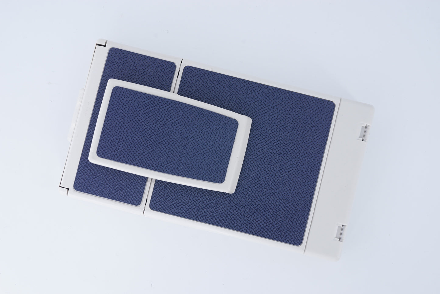 Polaroid Sx70 MODEL 2 WIHITE ivory camera S Power kit*DARK BLUE