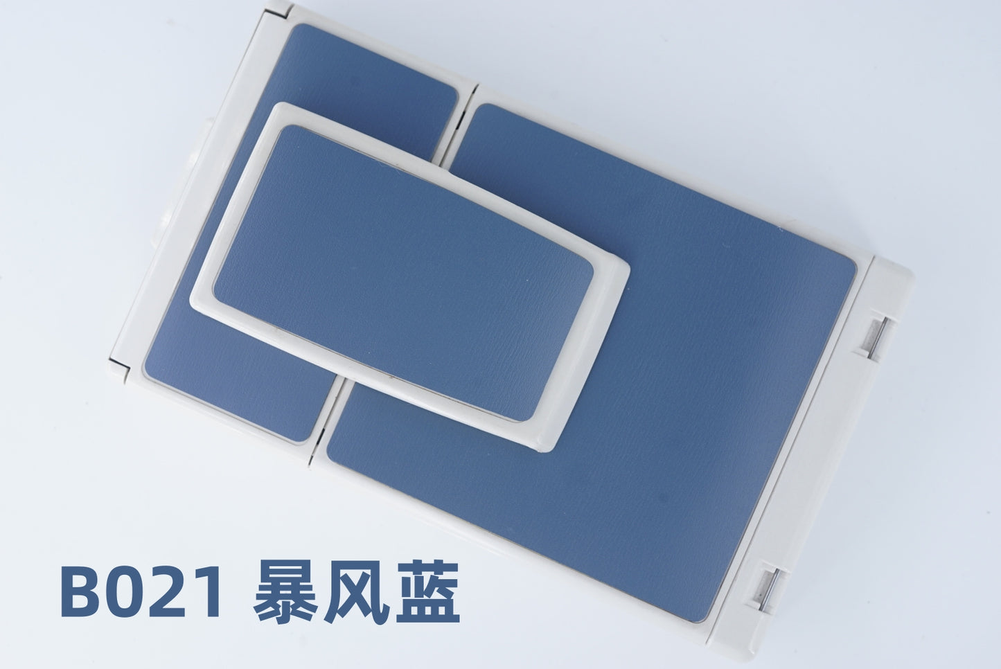 Polaroid sx70/sonar/680/690 camera skin Replacement Cover-Genuine Leather-STORM BLUE