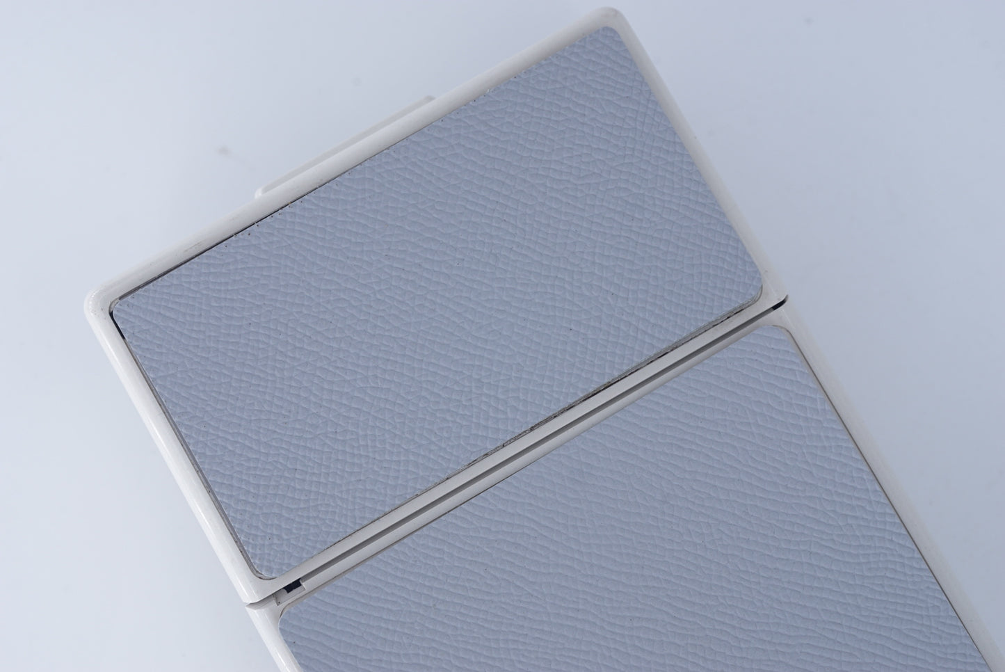 POLAOID SX70/SONAR/680/690 Grey blue SKIN-Genuine Leather
