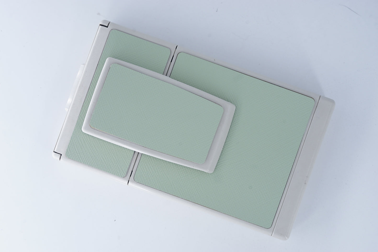 Polaroid sx70/sonar/680/690 camera skin Replacement Cover-MILK GREEN Genuine Leather