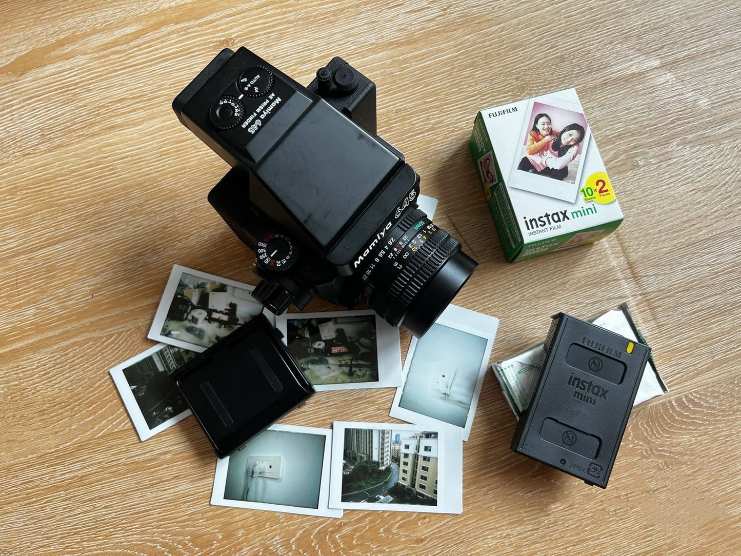 MAMIYA 645 MINI FILM INSTAX BACK FOR MAMIYA 645 CAMERA