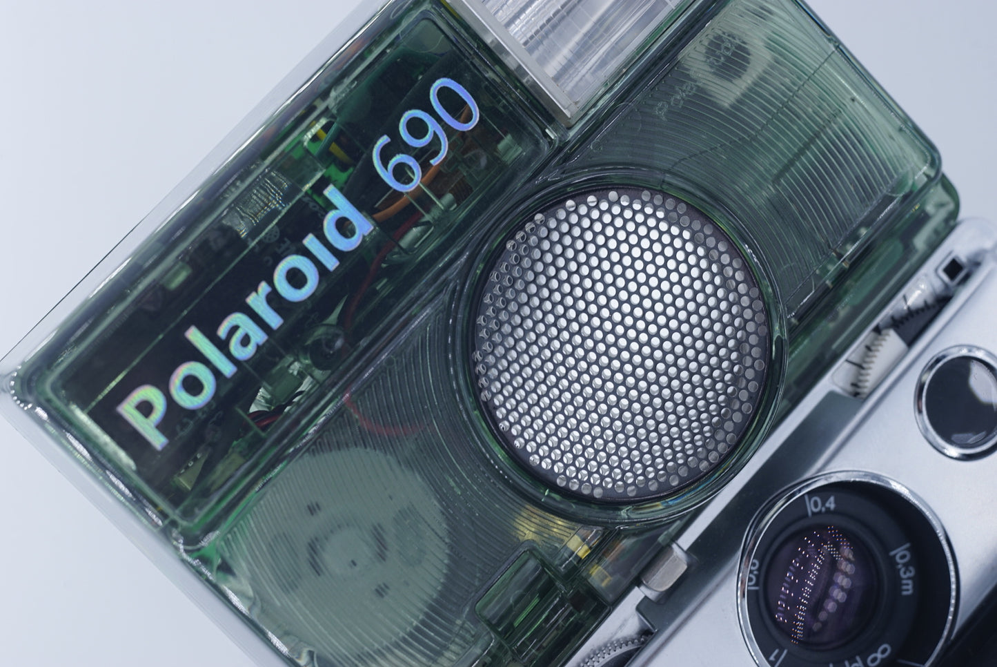 Polastudio*Polaroid SX70 SONAR/SLR680/690 repair part Silver Ultrasonic part