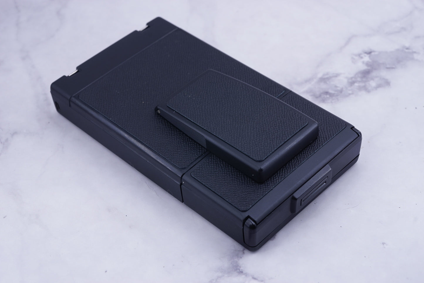 POLAROID SX70 ALPHA MOCEL 2 BLACK CAMERA WITH ITYPE BACK POWER KIT S