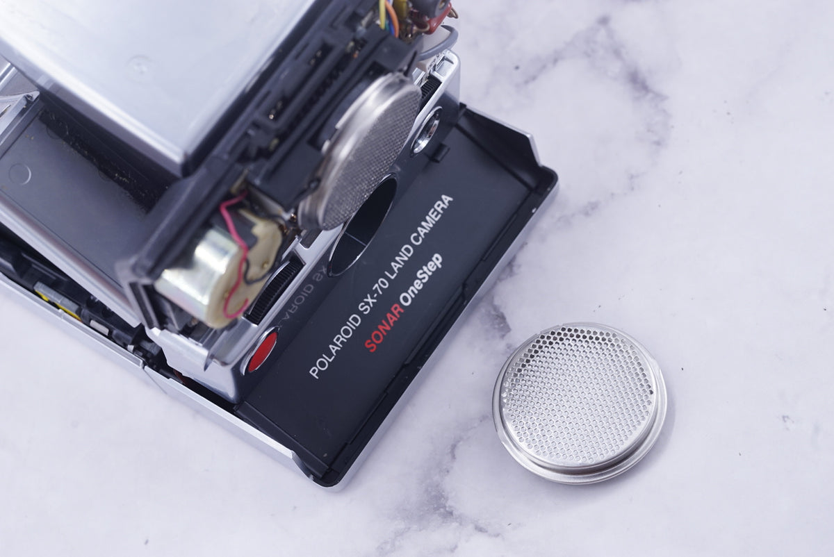 Polastudio*Polaroid SX70 SONAR/SLR680/690 repair part Silver Ultrasonic part