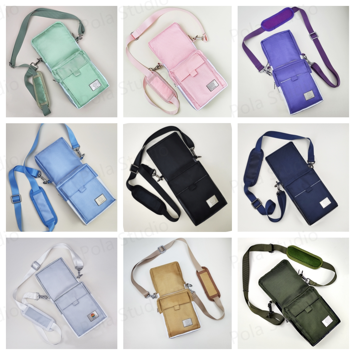 PolaStudio*Polaroid SX70/ALPHA/SONAR/680/690 MINT670 CAMERA BAG COLORFUL