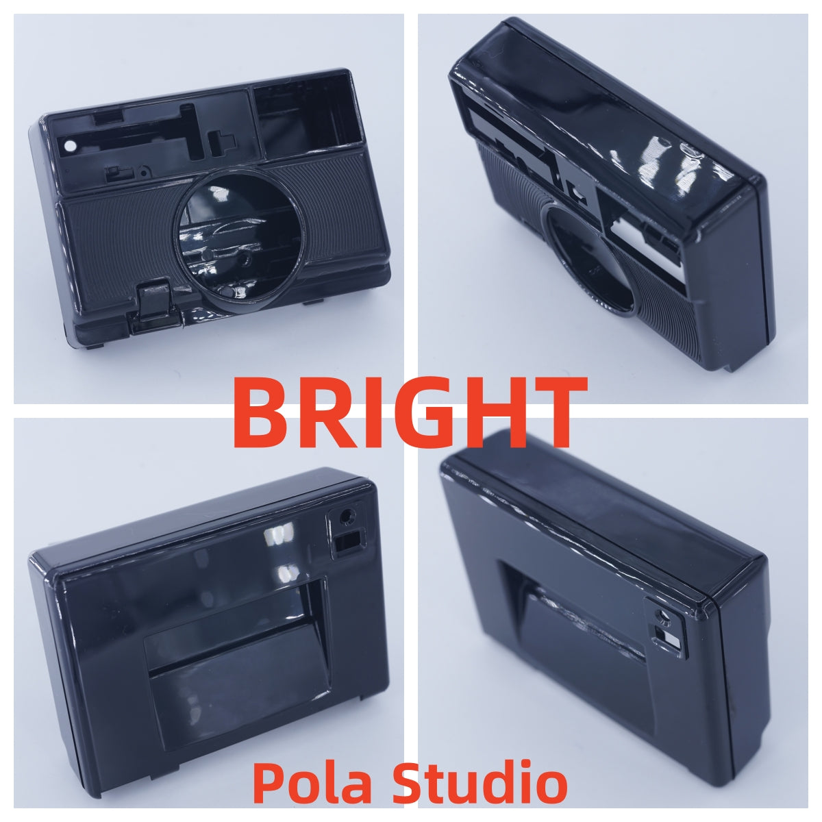 POLASTUDIO*POLAROID SLR680/690 CAMERA BLACK COVER SHELL REPLACEMENT ACCESSTORY