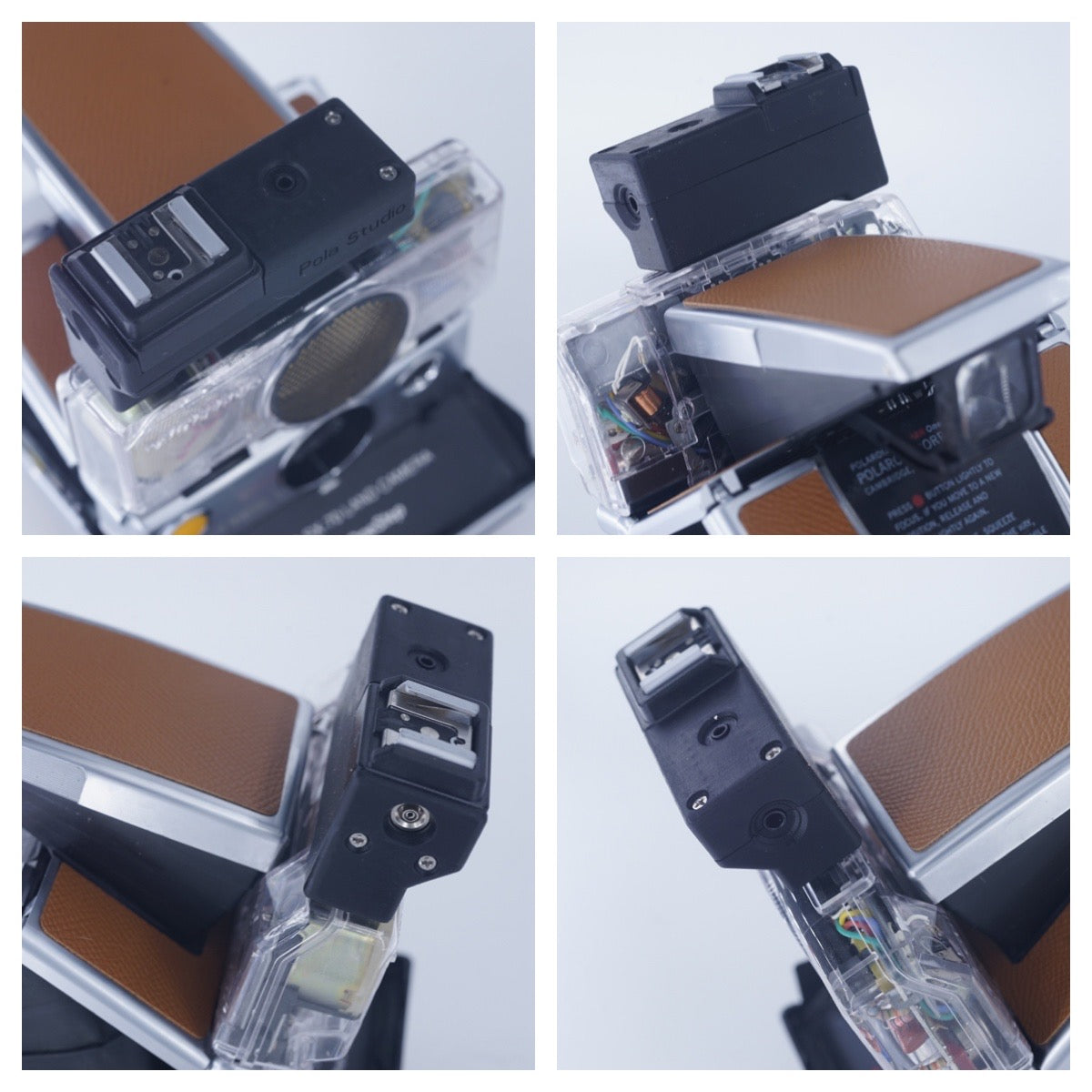 Flash adapters for the Polaroid SX-70、Sonar hot shoe POLAFLASH 4.0 ADAPTER