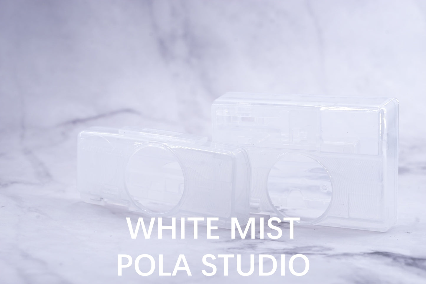 Polaroid Camera transparent cover SONAR/680/690 WHITE MIST translucent
