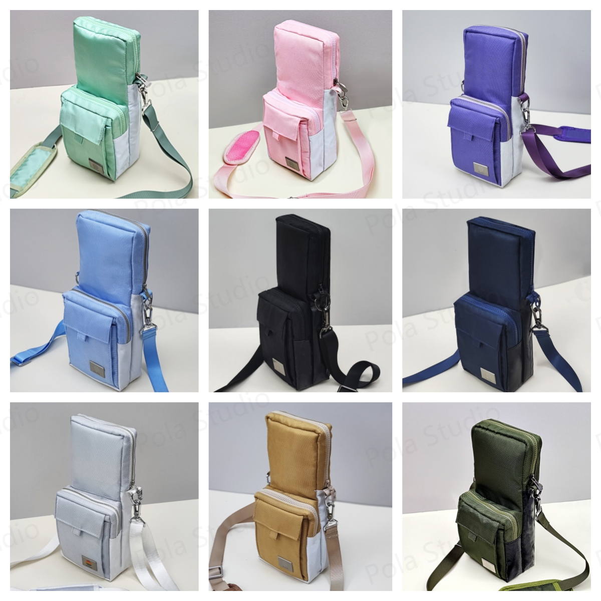 PolaStudio*Polaroid SX70/ALPHA/SONAR/680/690 MINT670 CAMERA BAG COLORFUL