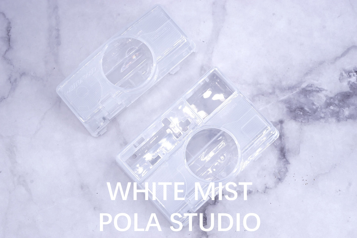Polaroid Camera transparent cover SONAR WHITE MIST translucent