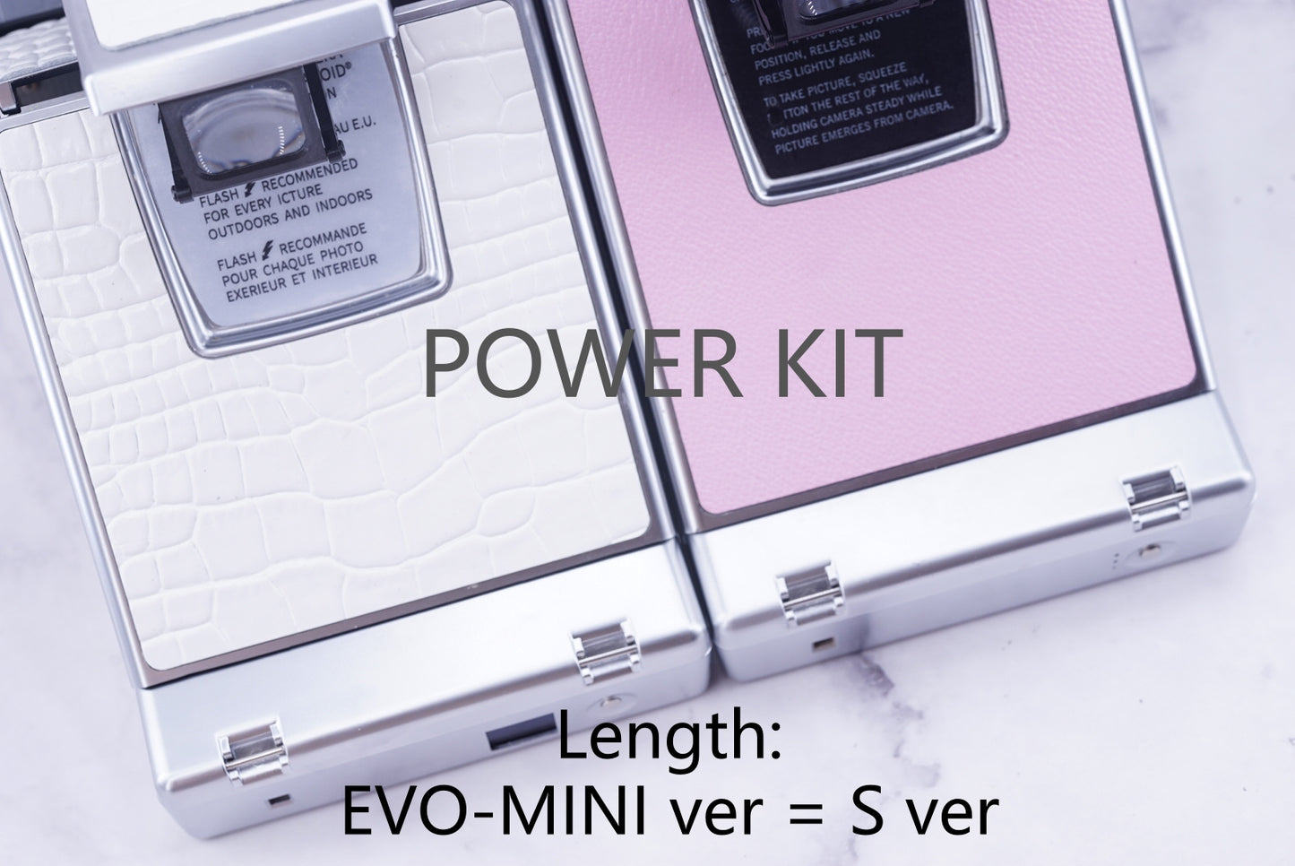 NEW*EVO-MINI Pola Studio*Polaroid camera Power KIT adapter EVO-MINIver OLED SCREEN SX70/SONAR/680/690