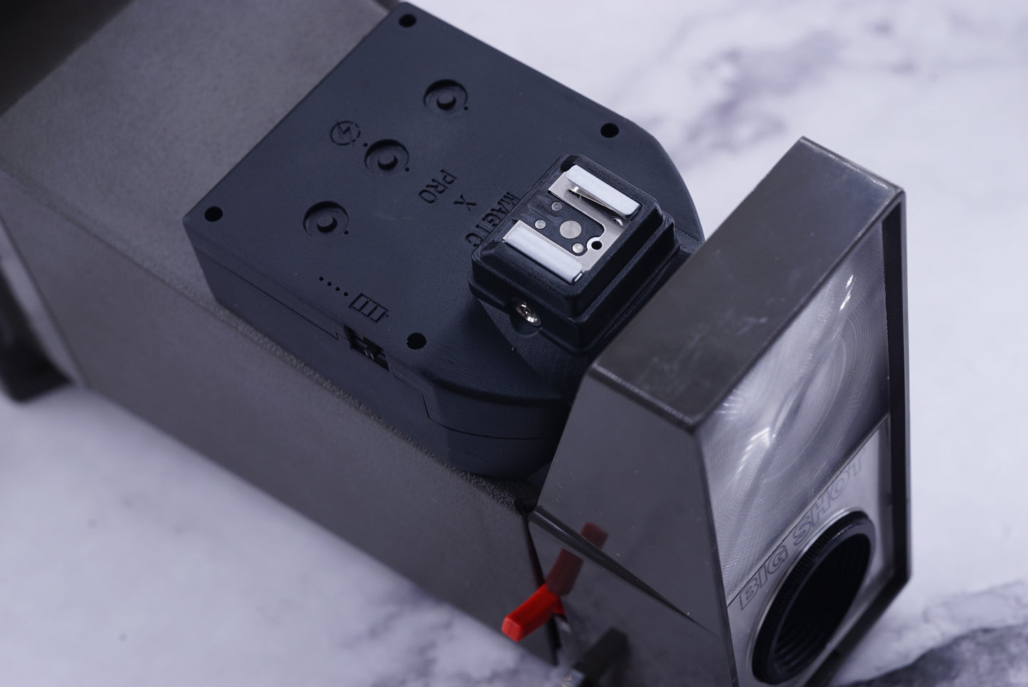 NEW*PRO VER POLAROID BIGSHOT FLASH ADAPTER HOTSHOE-MAGIC-X PRO ACCESSTORY
