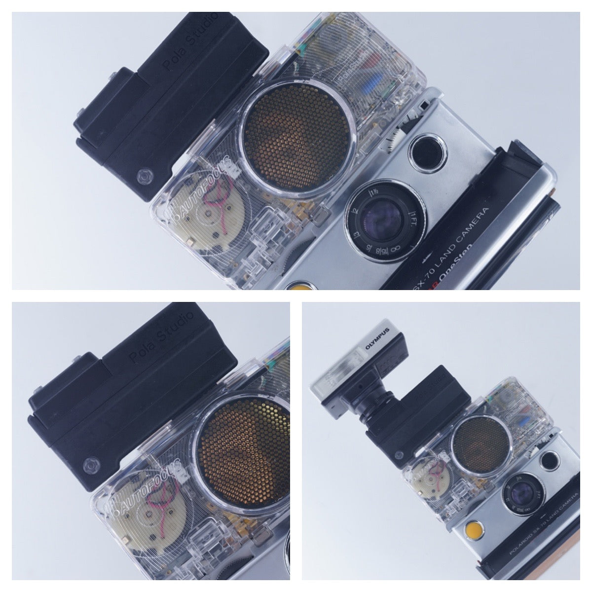 Flash adapters for the Polaroid SX-70、Sonar hot shoe POLAFLASH 4.0 ADAPTER