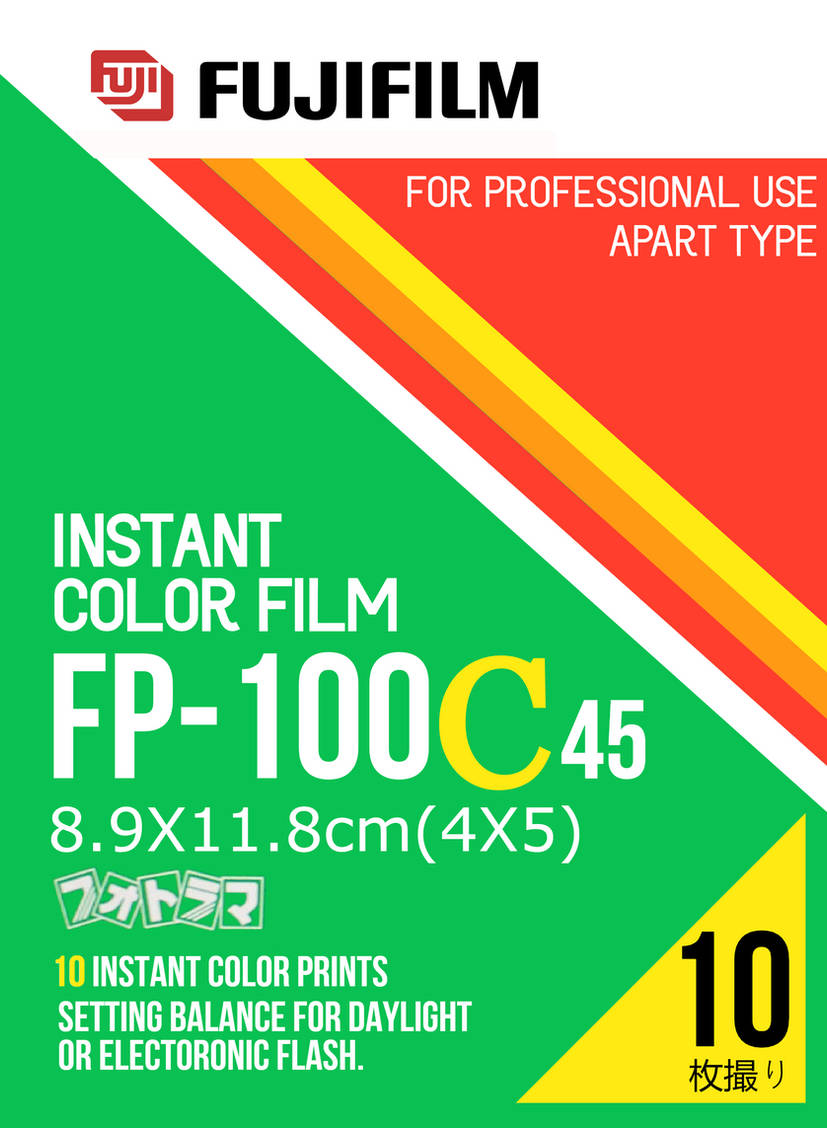 Fuji Fujifilm FP-100C45 instax film 2016-07