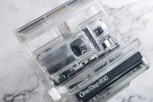 Polaroid transparent camera onestep 600 custom
