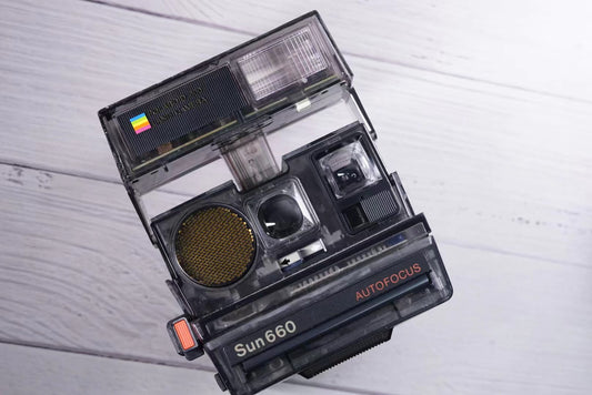 POLAROID SUN660 BLACK-TRANSPARENT VERSION  CAMERA