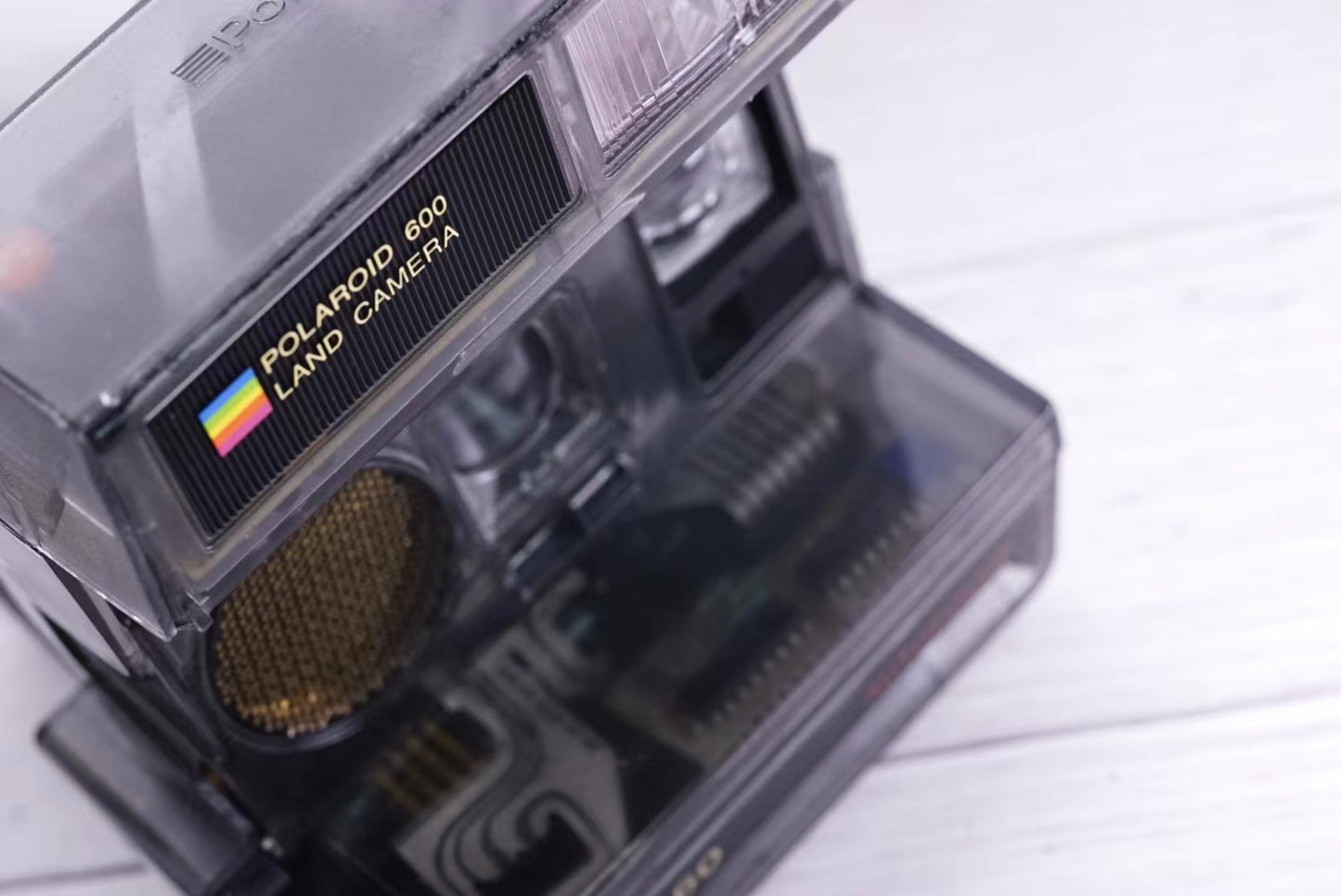 POLAROID SUN660 BLACK-TRANSPARENT VERSION  CAMERA