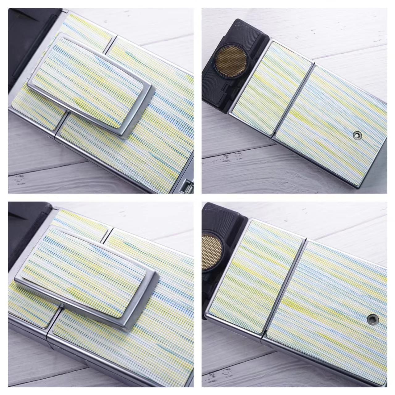 Polaroid Camera skins SX70/SONAR/680/690/ALPHA Cyan stripe