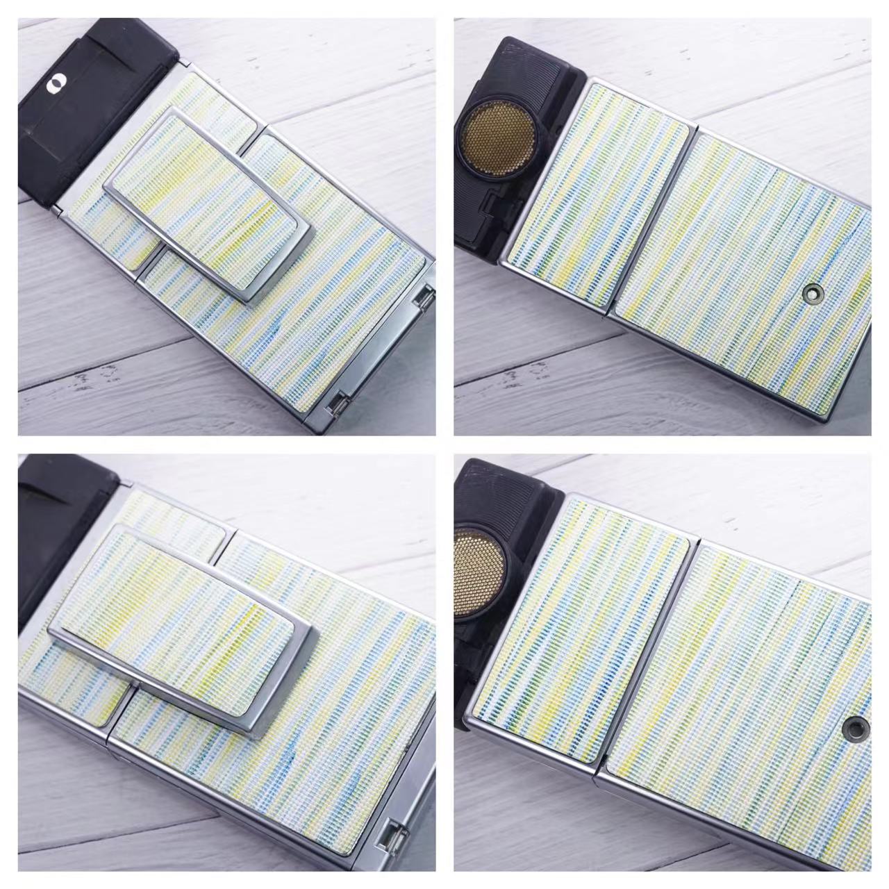 Polaroid Camera skins SX70/SONAR/680/690/ALPHA Cyan stripe