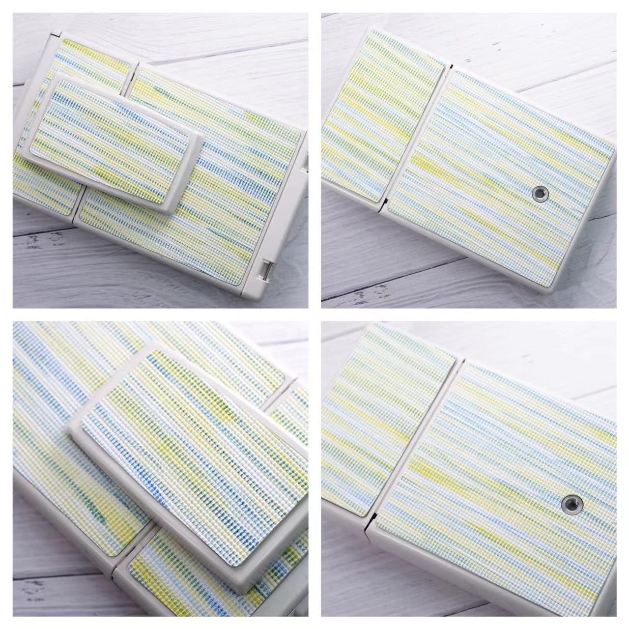 Polaroid Camera skins SX70/SONAR/680/690/ALPHA Cyan stripe
