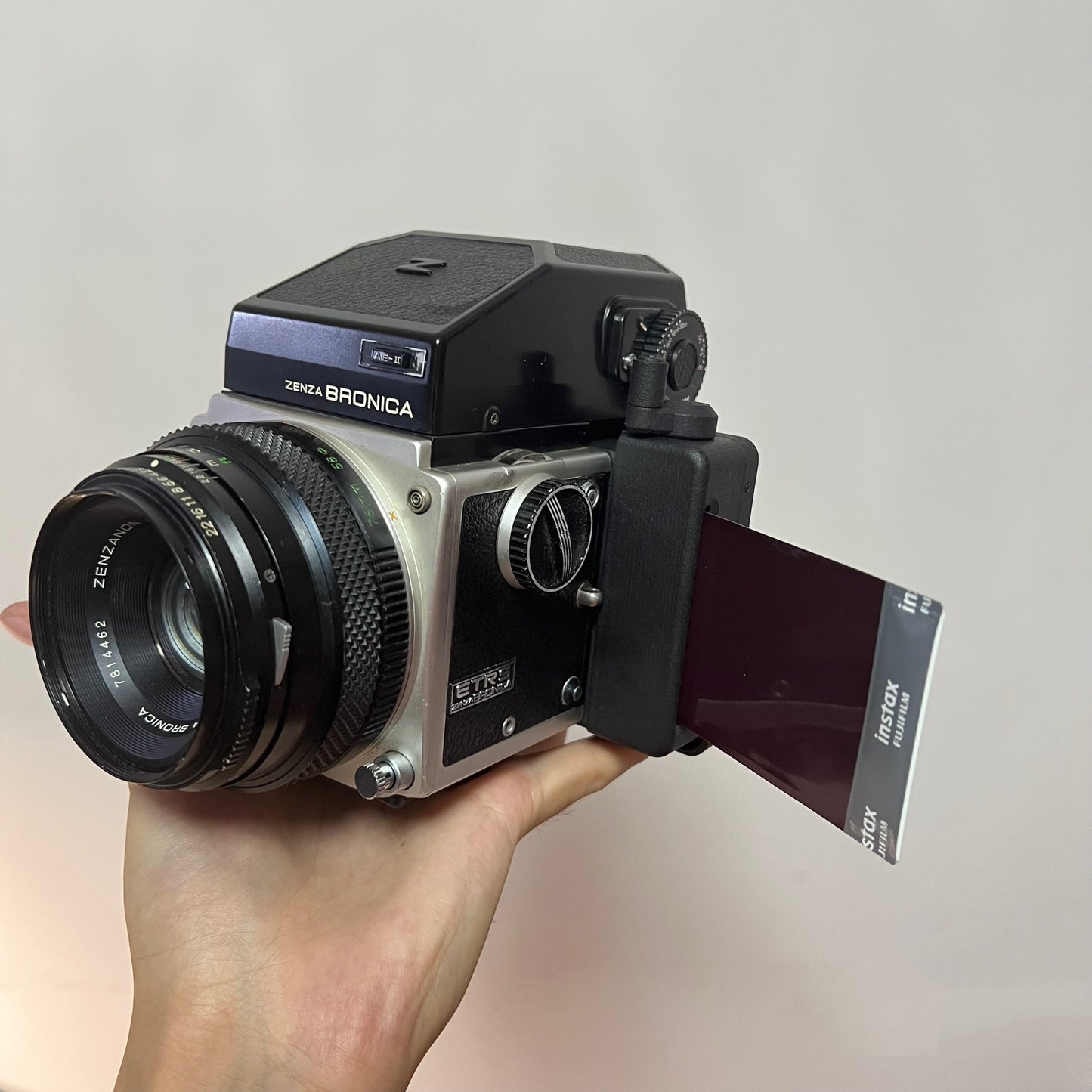 BRONICA MINI FILM INSTAX BACK FOR BRONICA ETR/ETRS/ETRSI CAMERA