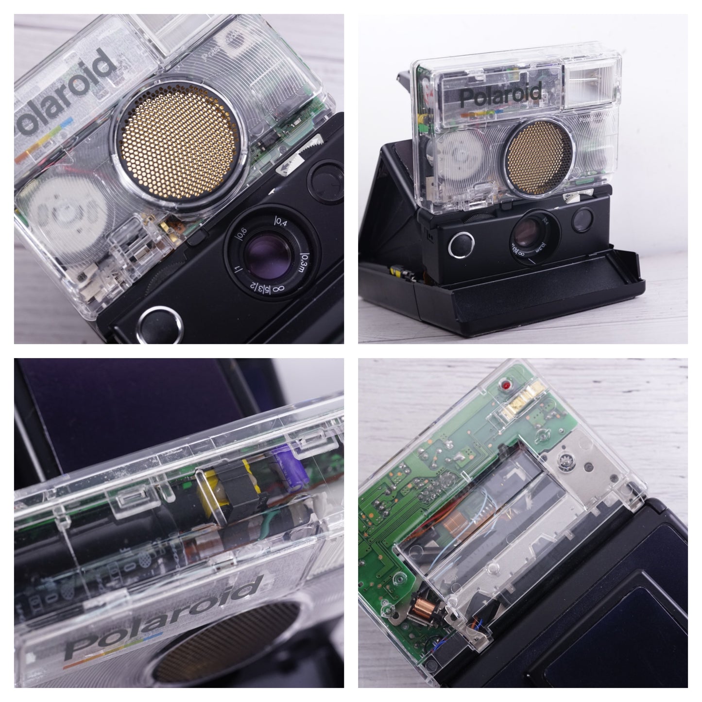 Polaroid transparent cover For 680/690 camera CLEAR FLASH HOUSING*Pola Studio