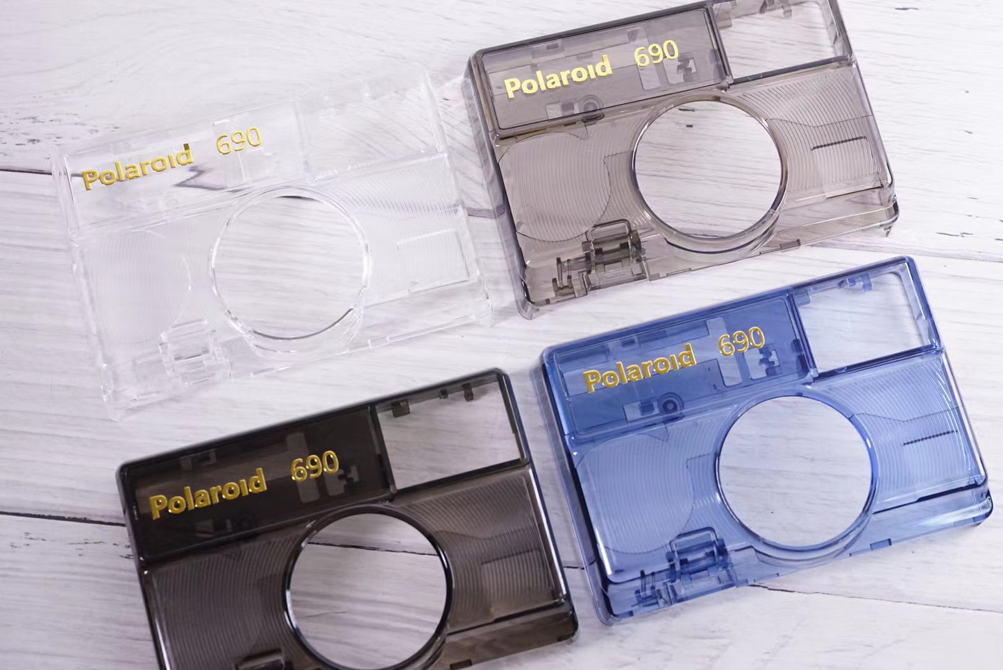 Polaroid transparent cover For 680/690 camera CLEAR FLASH HOUSING*Pola Studio