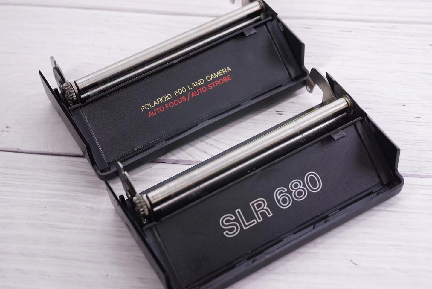 Polaroid SLR 680/690 BLACK FILMDOOR ACCESSTORY VINTAGE USED