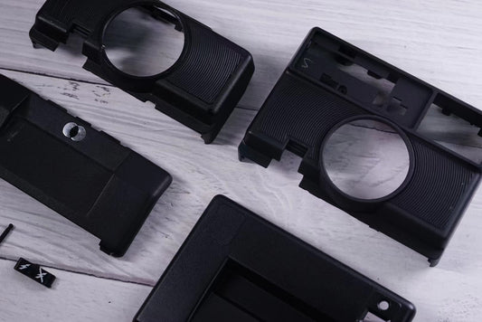 POLAROID SX70 SONAR/680/690 ORIGINAL SHELL/COVER/HOUSING BLACK COLOR Disassembly parts
