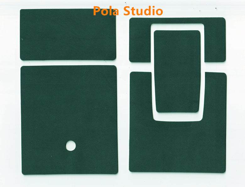 Polaroid sx70/sonar/680/690 camera skin Replacement Cover-Genuine Leather- GREEN color