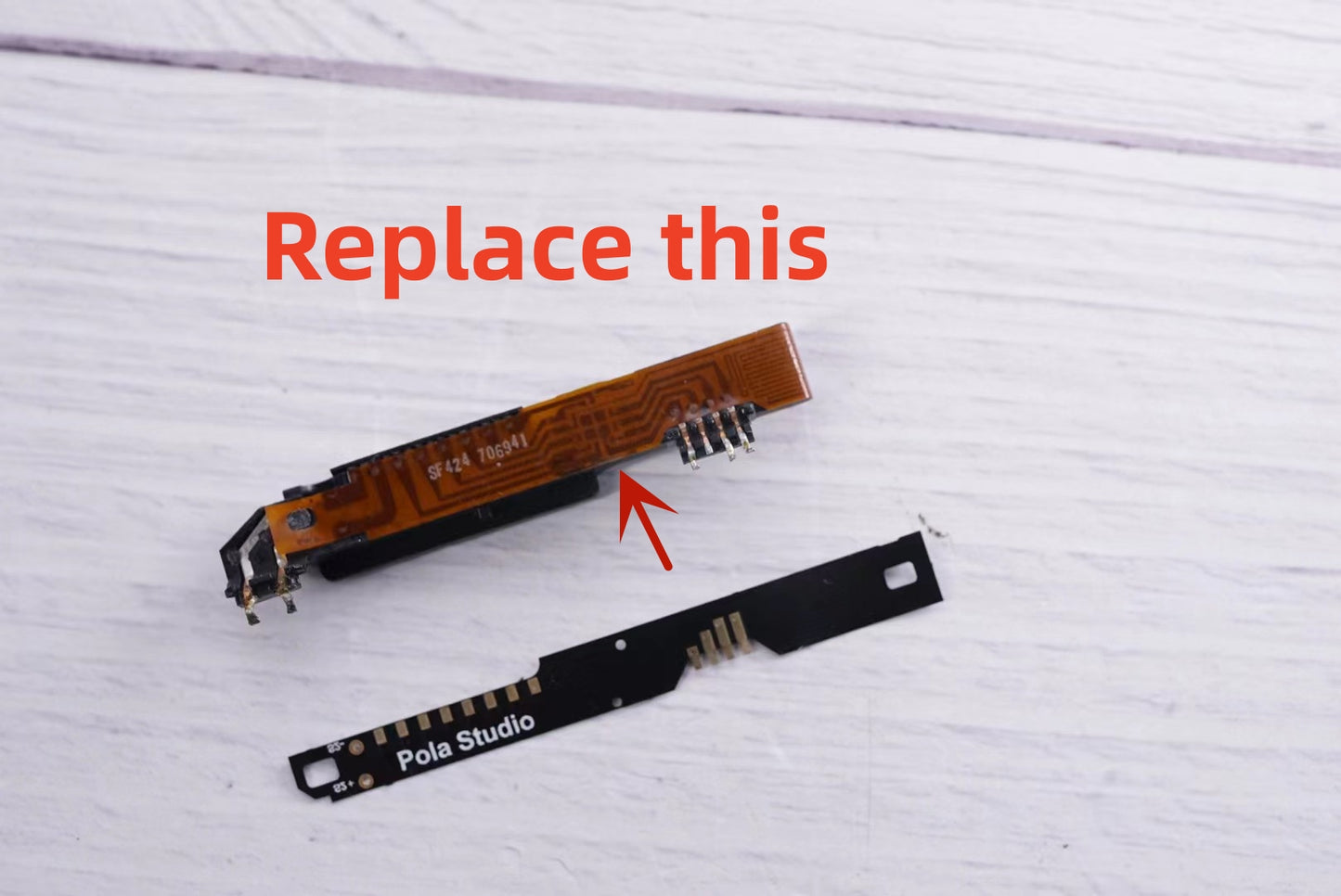 Polaroid SLR SX70 FLASH ADAPTER REPAIR ACCESSTORY NEW FLEX CABLE
