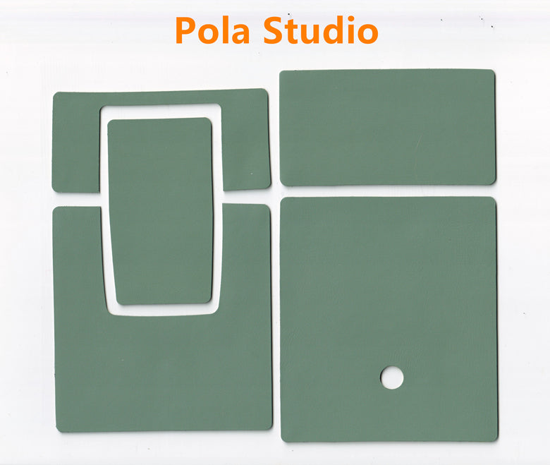 Polaroid sx70/sonar/680/690 camera skin Replacement Cover-Genuine Leather- GREEN color