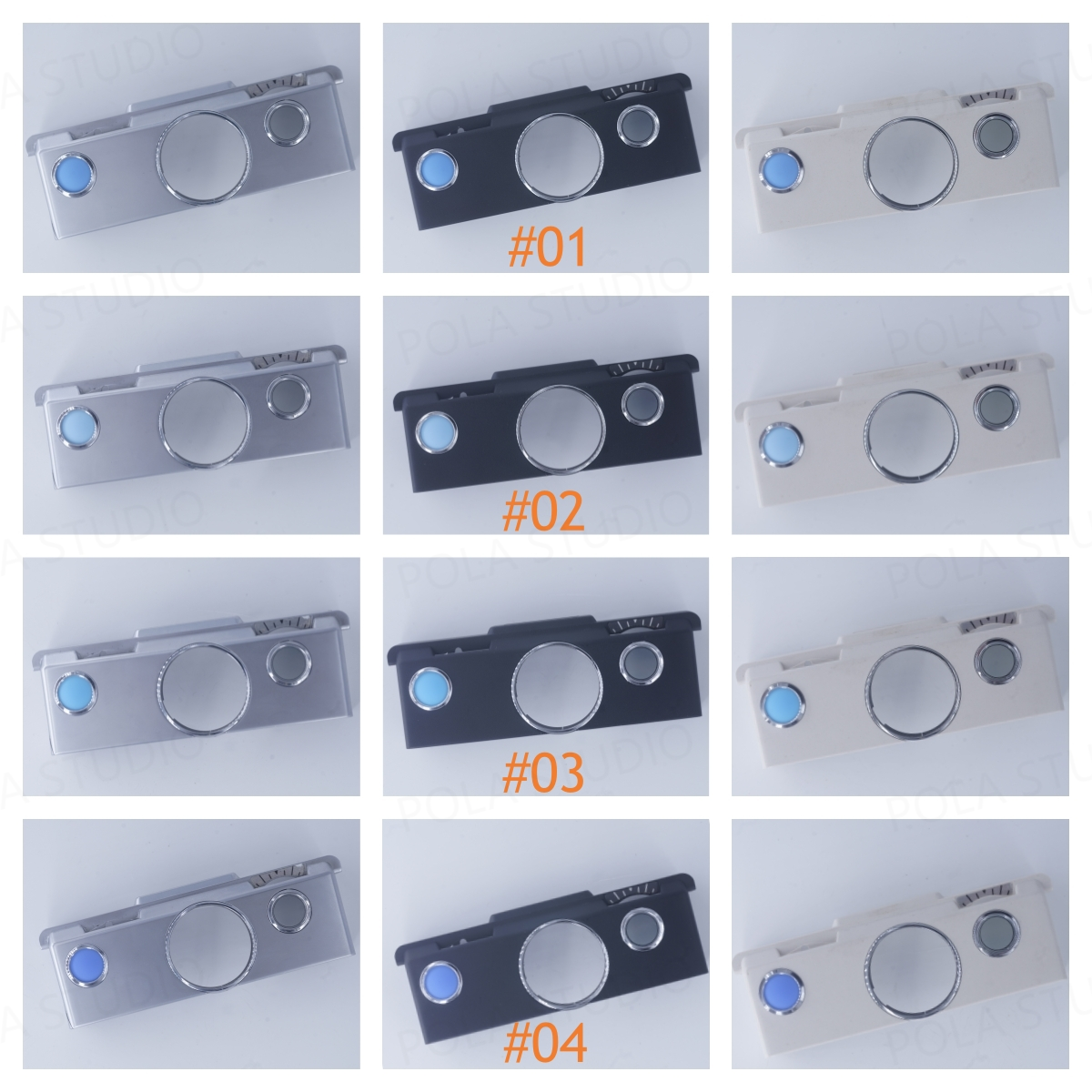 Polaroid SX70/SONAR/680/690 SHUTTER BUTTON COLORS REPLACEMENT BUTTON BLUE SERIES