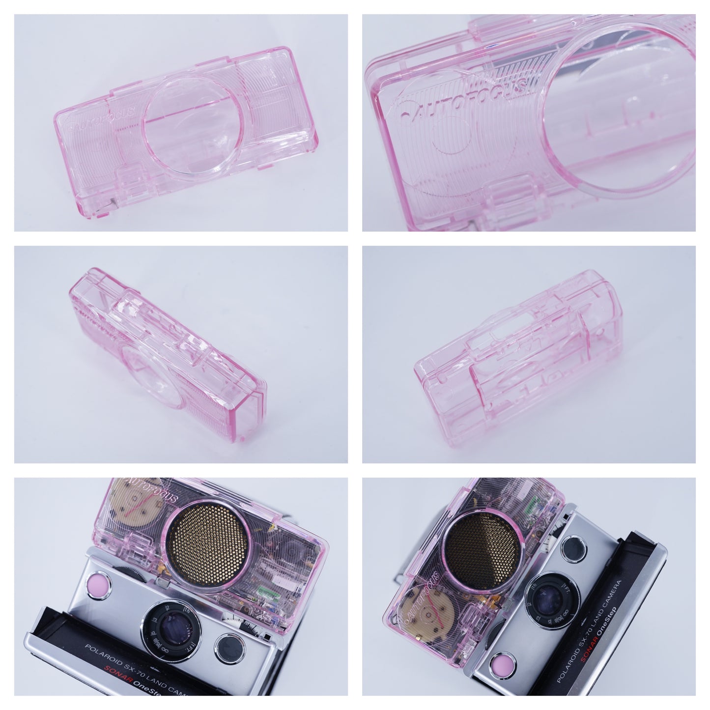 Polaroid Camera transparent cover SONAR COLORFUL