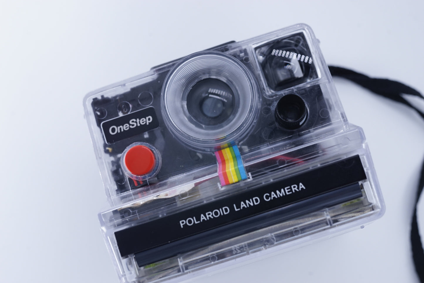 Polaroid SX70 RAINBOW TRANSPARENT CAMERA ONESTEP