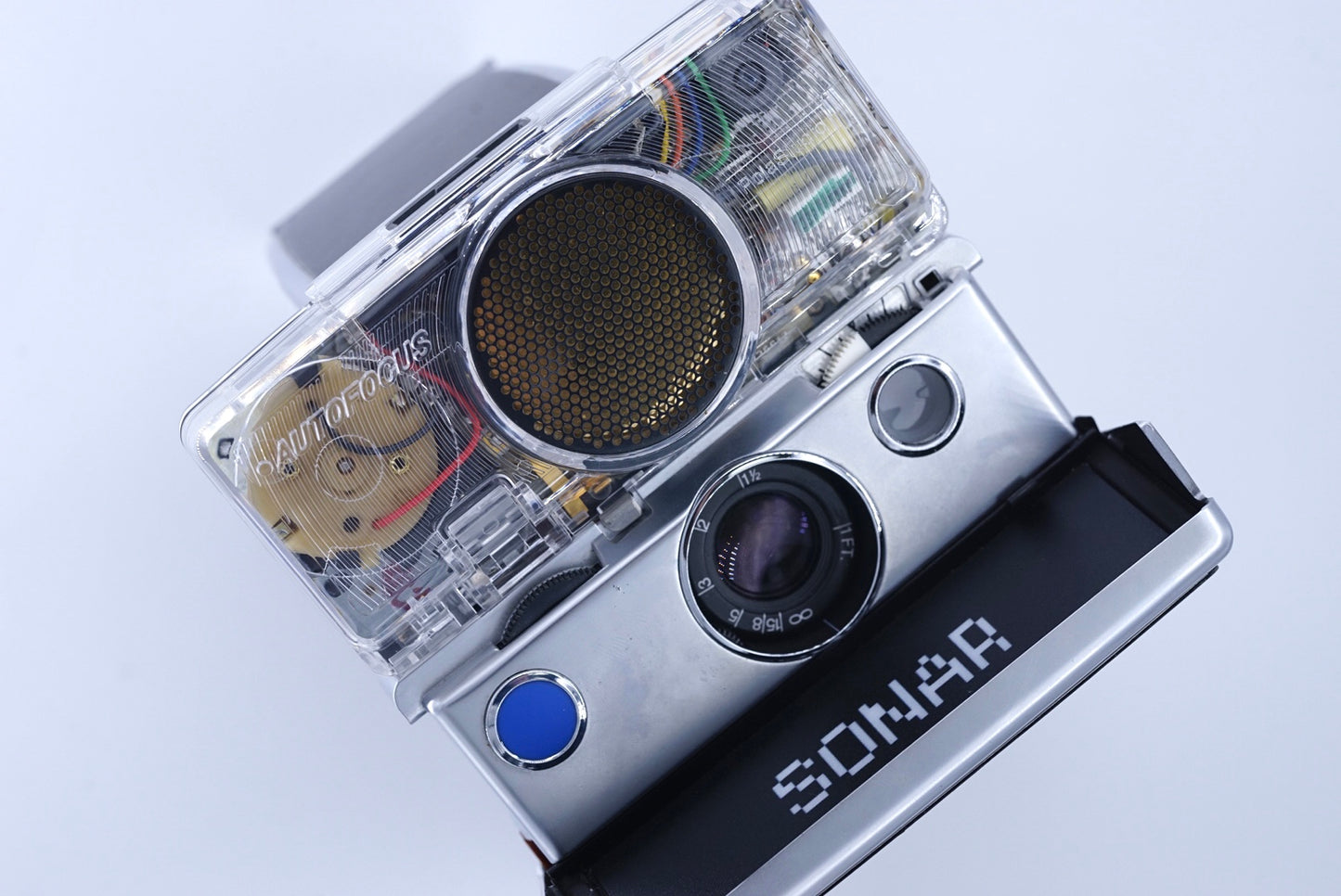 NEW PCB*Polaroid SX 70 Sonar Camera CLEAR HOUSING transparent COVER POWER KIT S