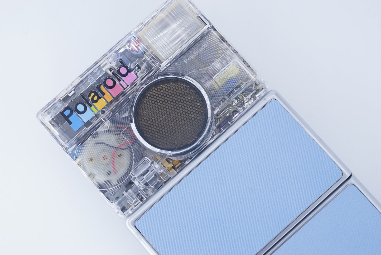 Polaroid sx70/sonar/680/690 camera skin Replacement Cover-Genuine Leather SKY BLUE