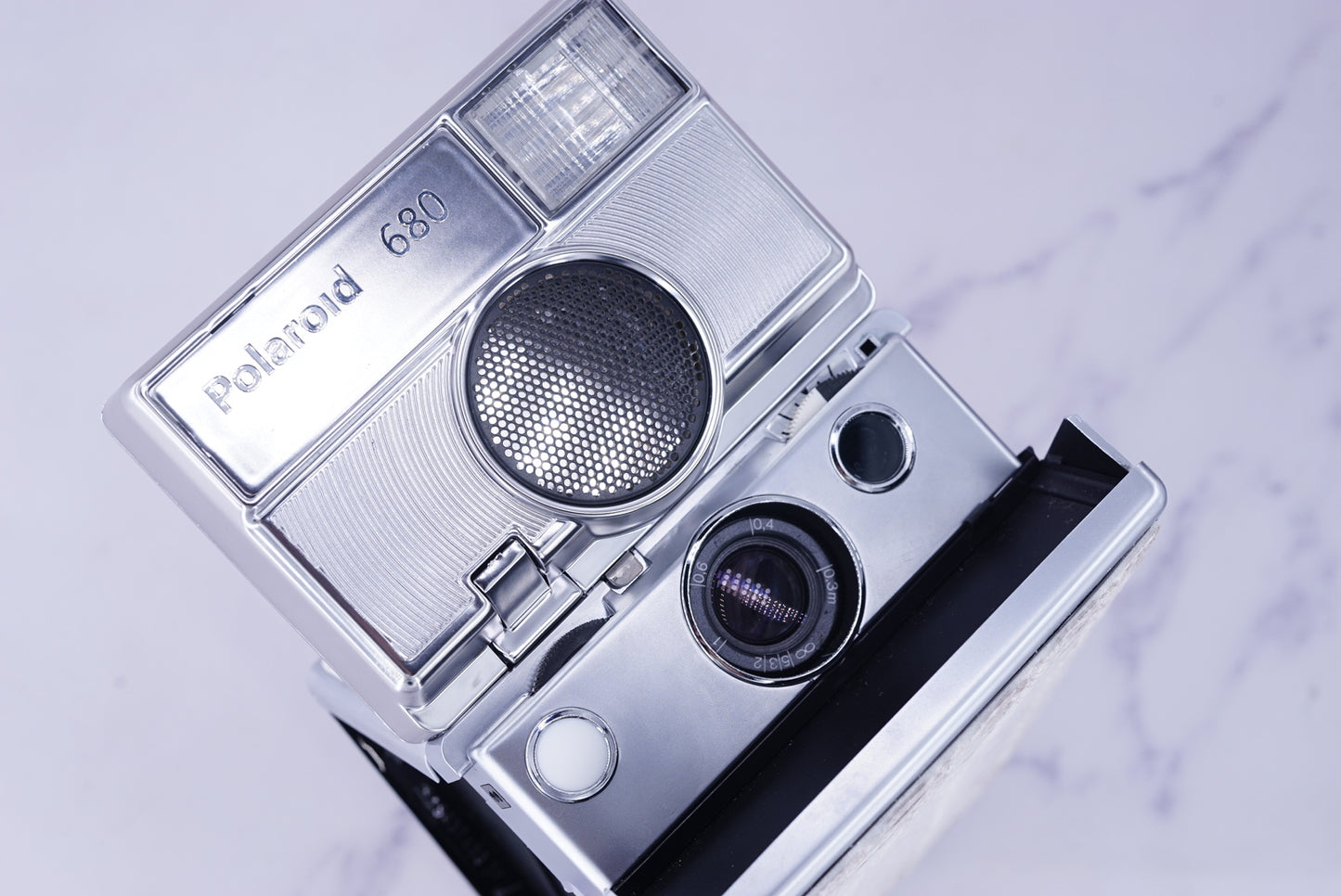 POLAROID SLR 680/690 CAMERA FULLY SILVER VER