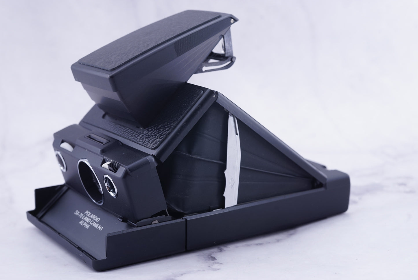 BLACK POLAROID SX70 ALPHA CAMERA EVO-II POWER KIT ITYPE/600  FILM