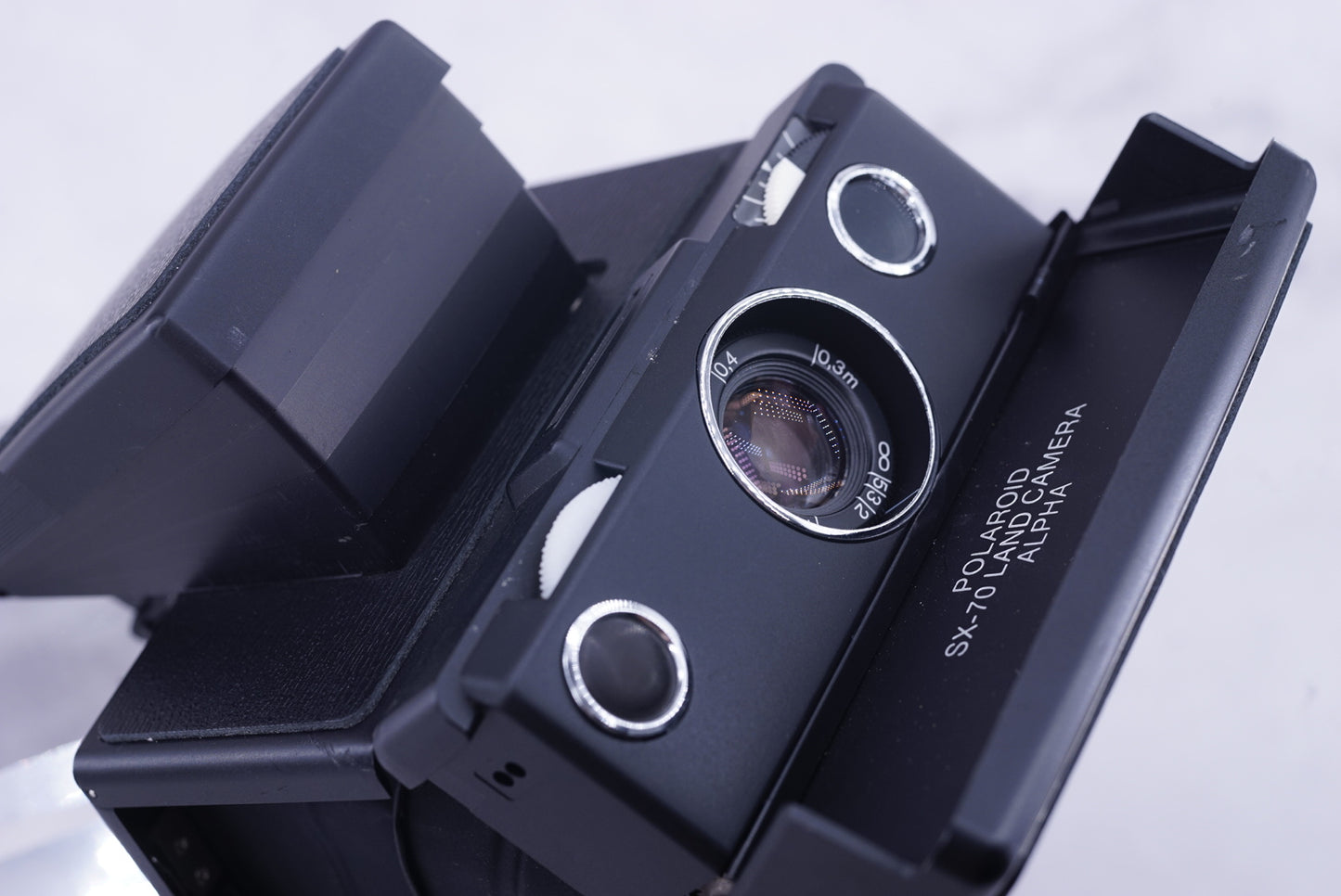BLACK POLAROID SX70 ALPHA CAMERA EVO-II POWER KIT ITYPE/600  FILM