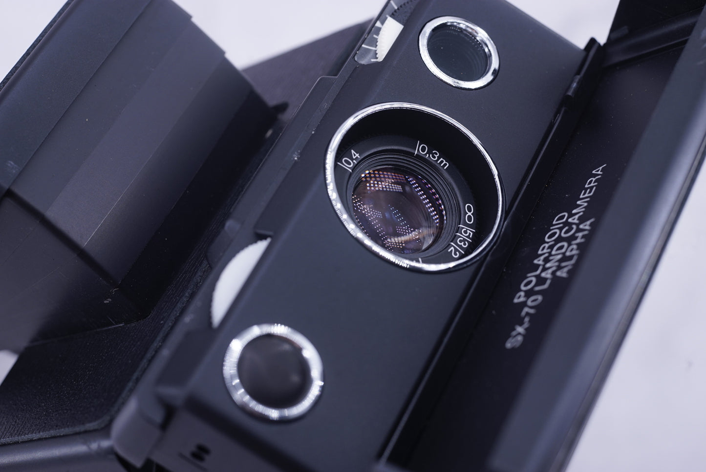 BLACK POLAROID SX70 ALPHA CAMERA EVO-II POWER KIT ITYPE/600  FILM